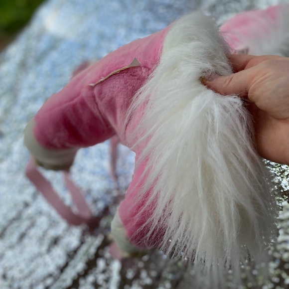 Handmade pink unicorn backpack - Picture 8 of 10